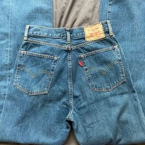 Vintage Levi’s 701’s straight leg jeans